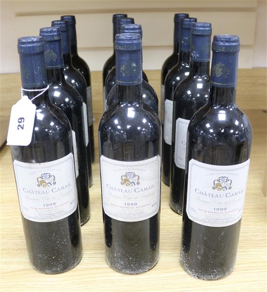 Twelve bottles of Chateau Carval 1999
